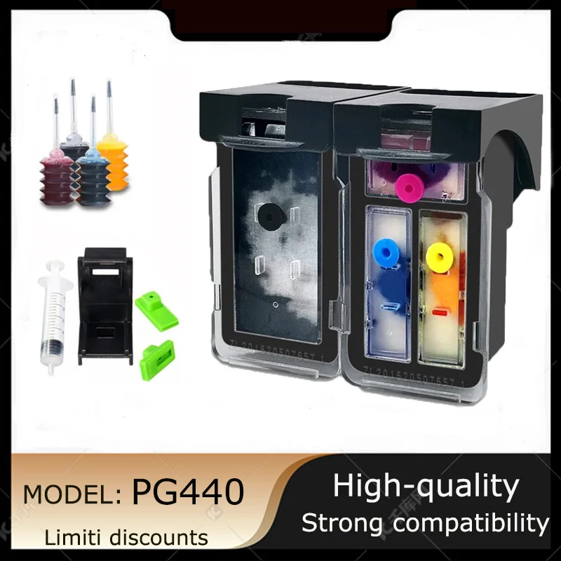 Pg440 pg 440 CL-441 многоразовый картридж для принтера Canon PG-440 CL441 Pixma MG3640 TS5140 4280 MX438 518 378