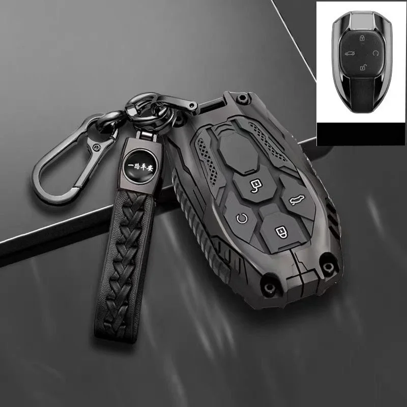 Фото Чехол-держатель для ключей из цинкового сплава для GAC Trumpchi GS7 GS8 GM8 GS5 GA6 GM6 GN8 Empow J15 J16 2023 2022, аксессуары для интерьера №1