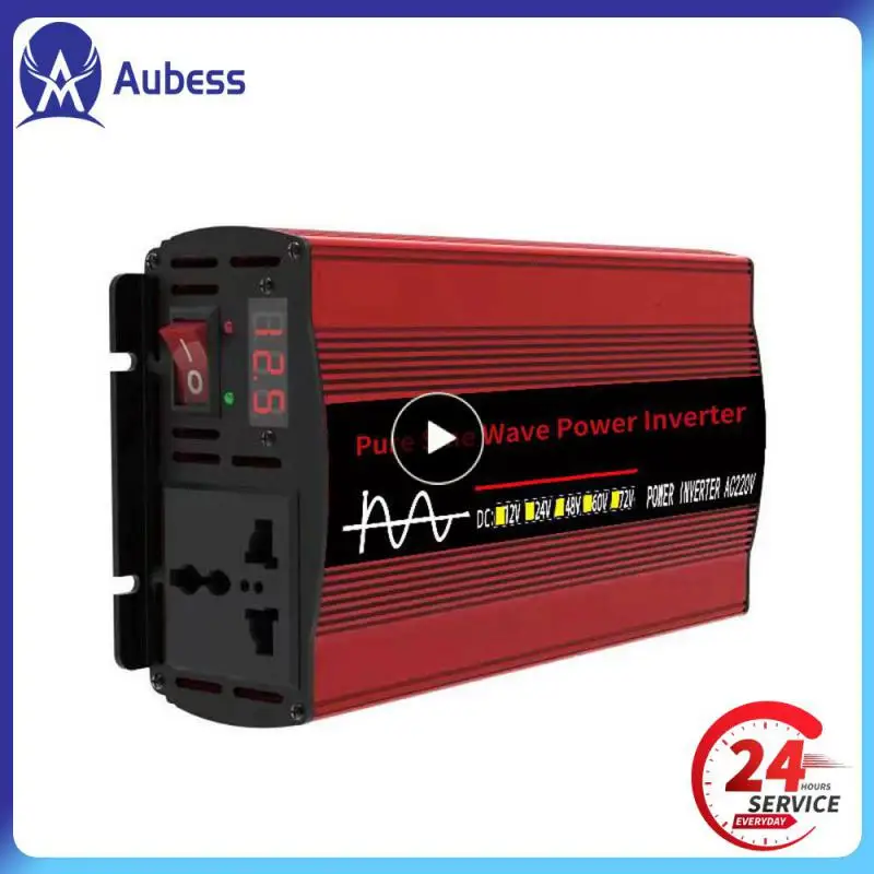

8000W Pure Sine Wave Inverter 12V 220V Power Converter Adaptor 12V ~ 220V 5000w Home Solar Inverter Power Bank for Truck Outdoor