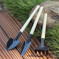 1 set garden mini cultivating transplanting kit plants seedling succulent transplanter shovel rake spade drilling fertilize tool