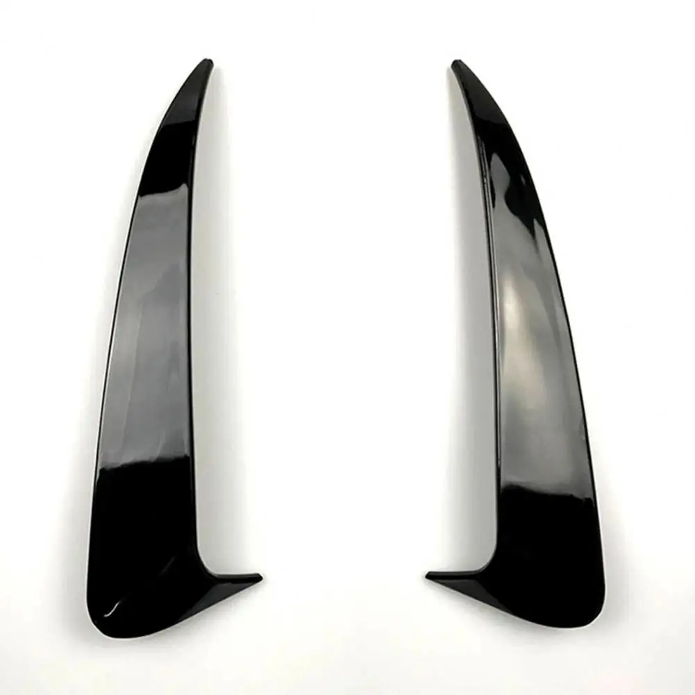 

Exterior Trim Sticker 1 Pair Durable Wear-resistant Removable Rear Bumper Surrounds Air Outlet Decoration