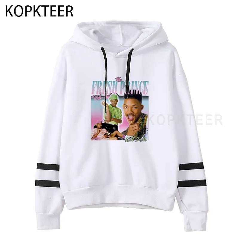 

The Fresh Prince Of Bel Air Retro Ins Hooded Sweater Anime Streetwear Autumn And Winter Loose Japan Jackets For Men And Women