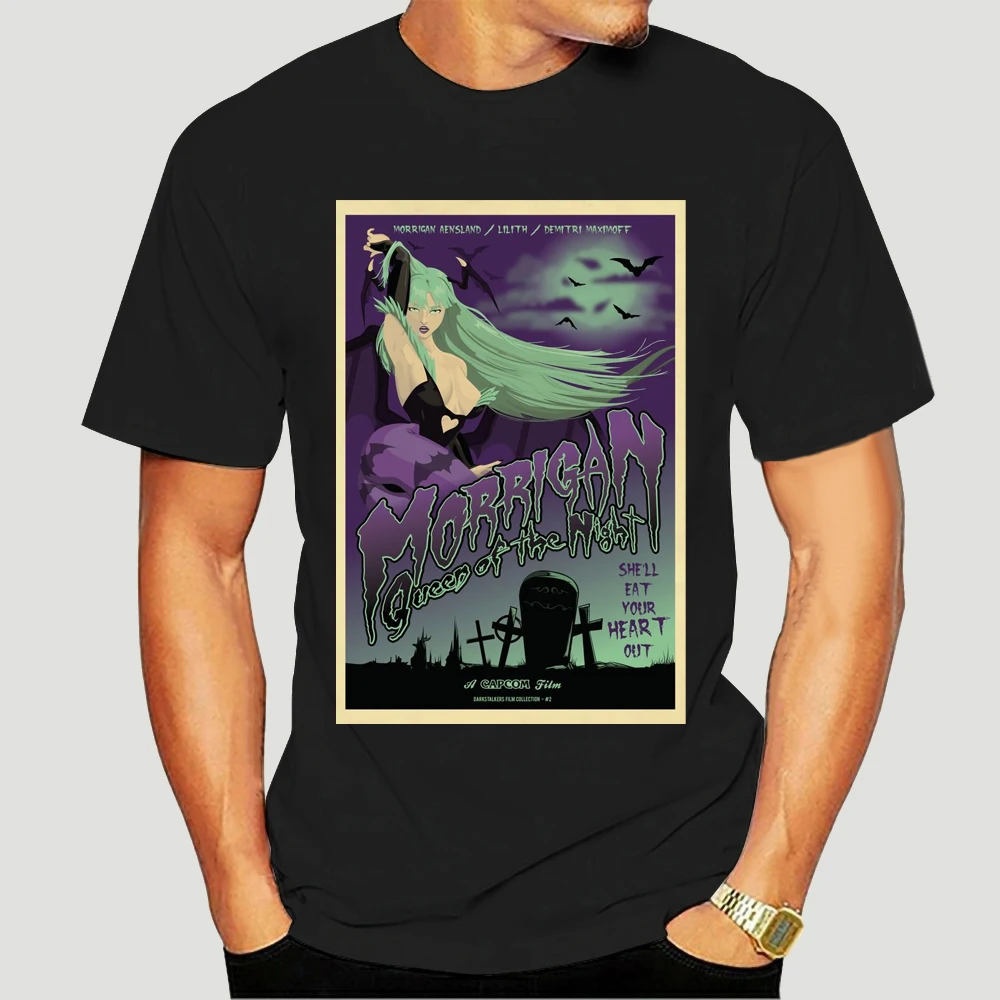 

Men t-shirt Morrigan Queen of the Night tshirt Women t shirt 8890X