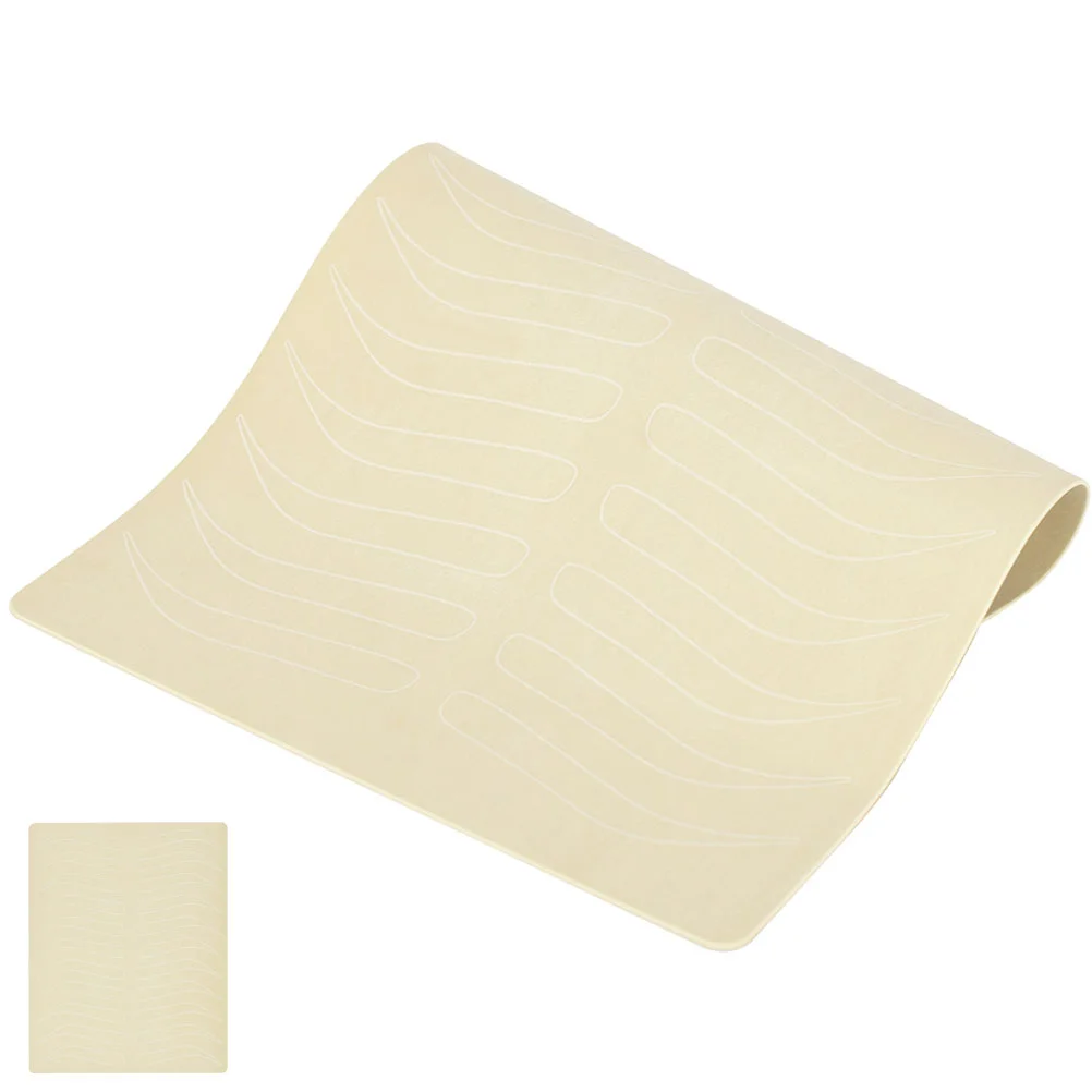 

Skin Practice Training Fake Embroidered Eyebrow Blank Skins Silicone Microblading 3D Tattooing Pads Simulated Sheets Sheet