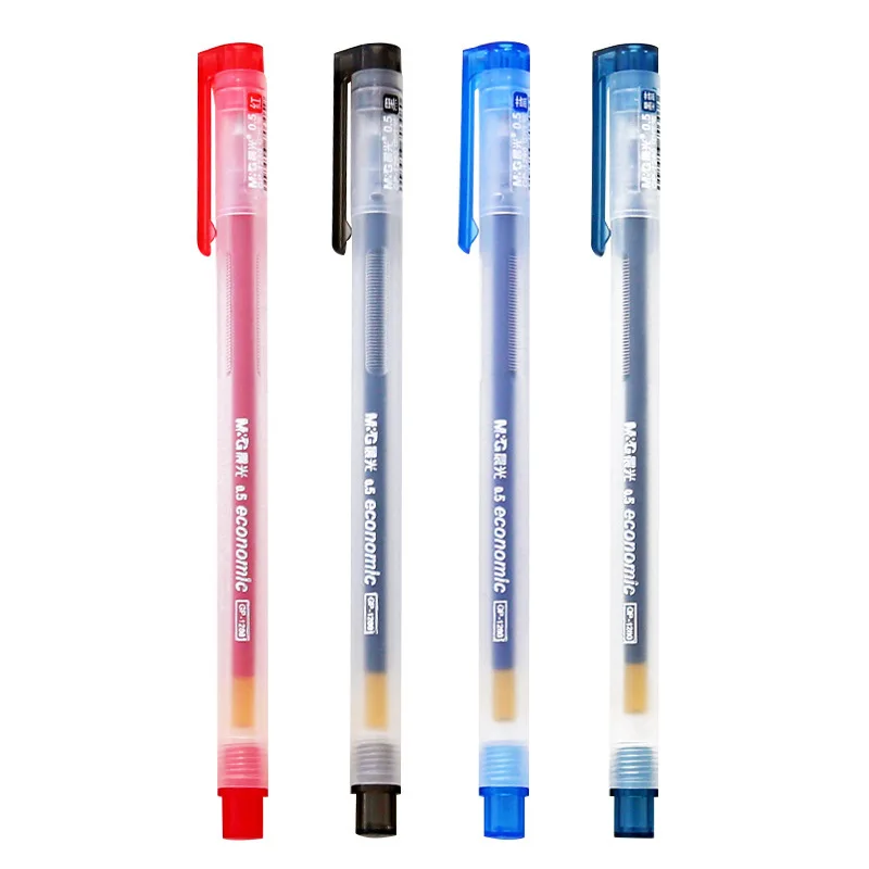 

6Pcs Gel Pen Refill Set Black Blue Red Ink Ballpoint Pen Bullet Tip 0.5mm 3Colors School&Office Writing Supplies Stationery