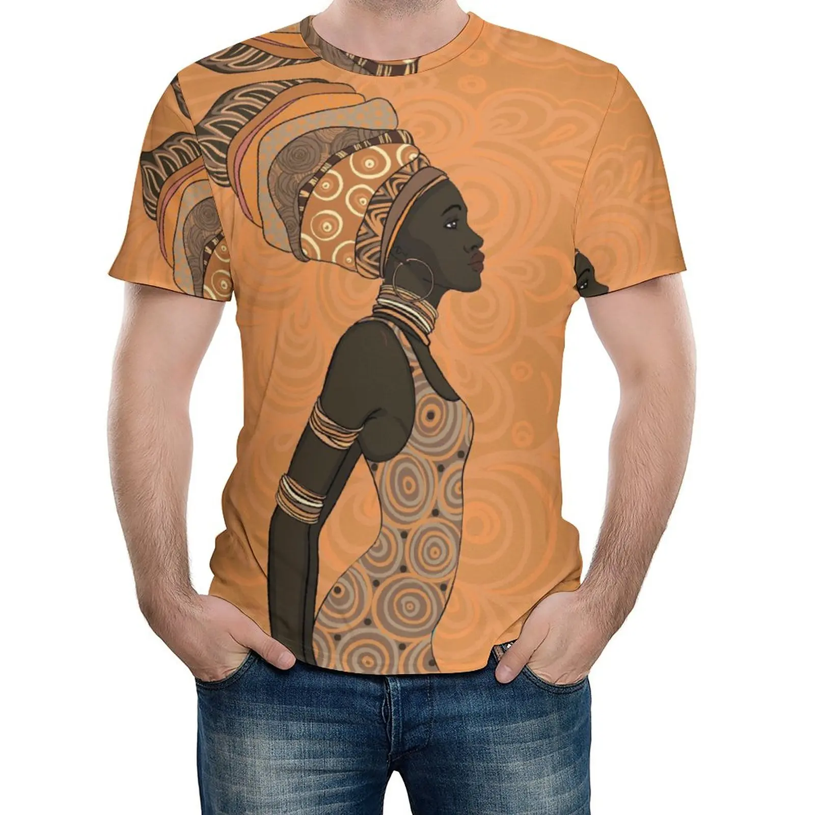 

Creative Twin Persian Orange-02 Tees High Grade Travel USA Size