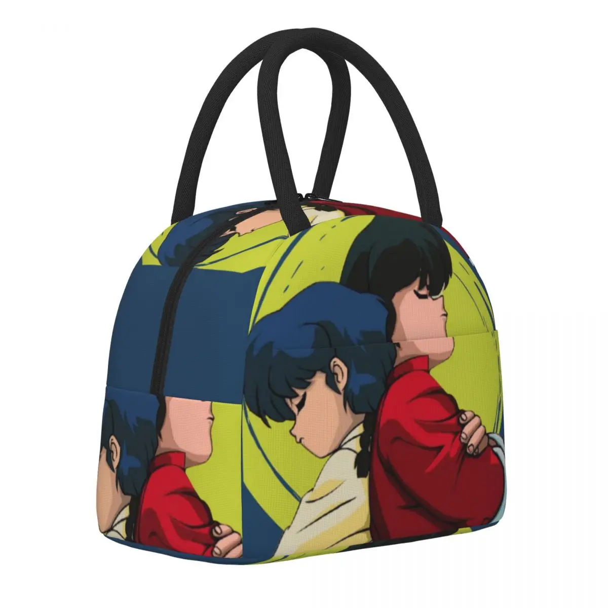 

Ranma Akane Ranma 12 Anime Lunch Bag 80s 90s Funny comics Fun Lunch Box Travel Thermal Lunch Bags For Girls Custom Cooler Bag