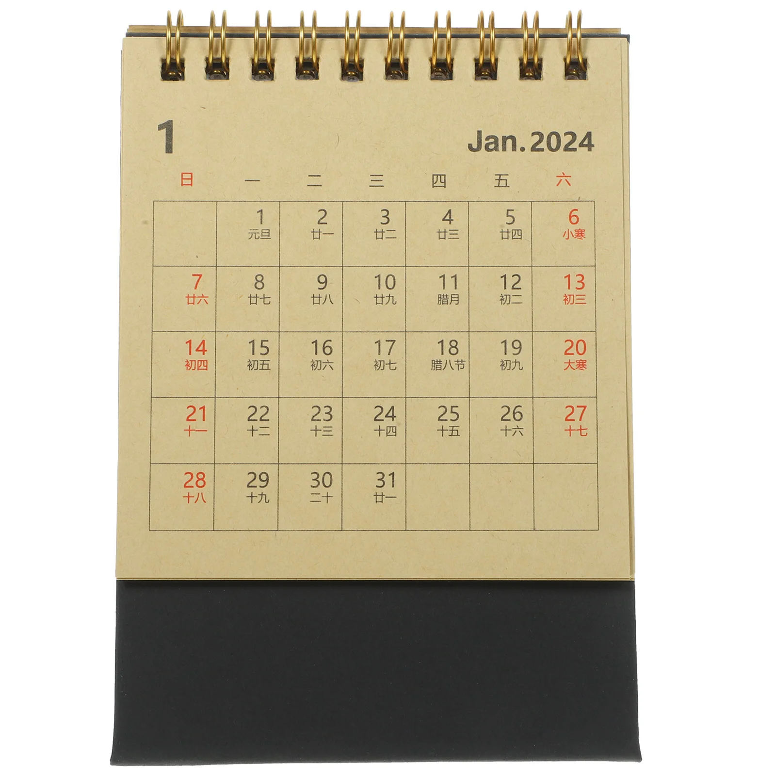 

2024 Desk Calendar Note Decorative Standing Vertical Small 2023-2024 Office Monthly Paper Calendars Daily Use