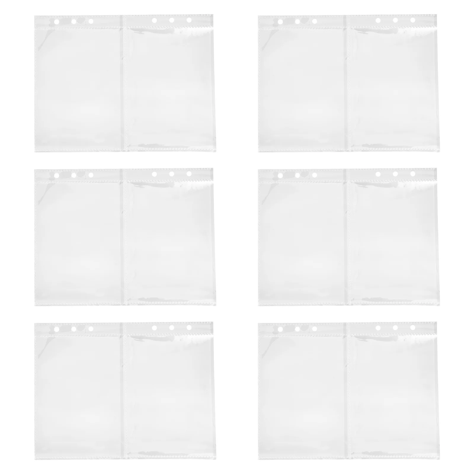 

Transparent Display Booklet Clear Plastic Sleeves Certificate Protective Cover Stationery Inner Page Pp ID Protection