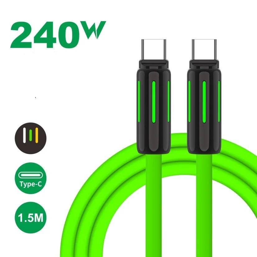 Кабель зарядного устройства Cdragon 5A PD100W для быстрой зарядки данных USB C к Super Line