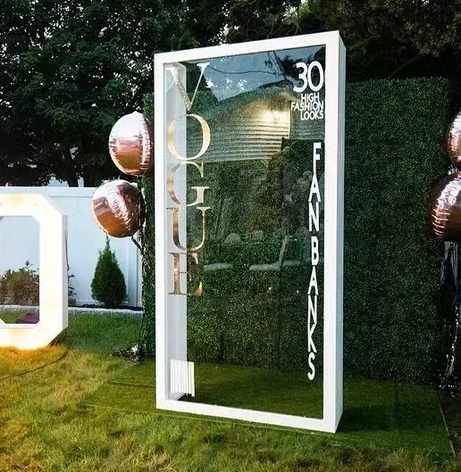 Свадебная фотография фон украшения реквизит железный журнал для фотобудки