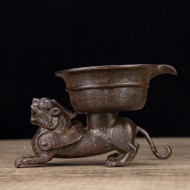 Чашка в форме джуэ винтажный сплав бокал для вина Longjue античная чашка бутылки