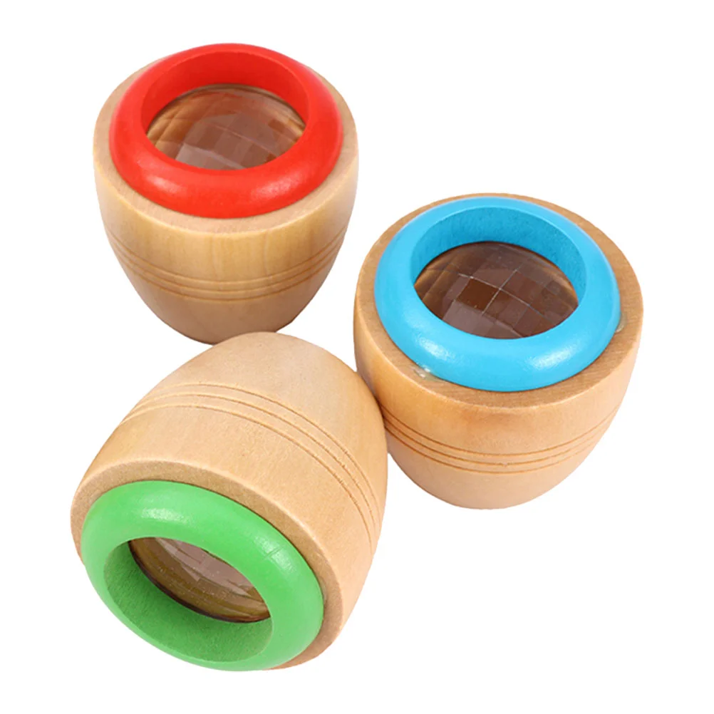 

Kaleidoscope Toy Wooden Classic Toys Kaleidoscopes Kids Kit Mini Wood Lens Mirroor Educational Fun Novelty 3D Scope Sensory