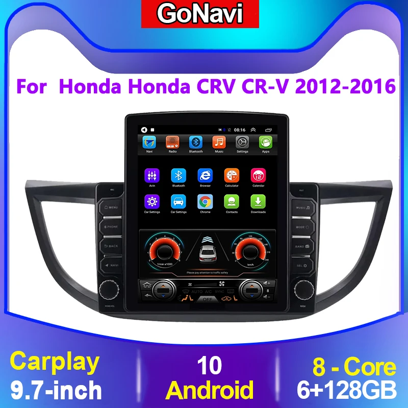 

GoNavi for Honda CRV CR-V Android Car Radio Tesla Dvd Stereo Receiver 2 Din Auto Central Multimedia Video Player Touch Screen 5G