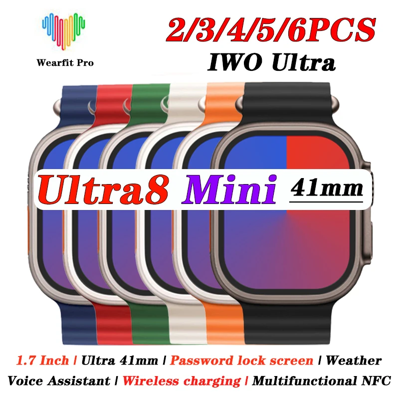 

Смарт-часы Ultra8 Mini IWO Ultra, 41 мм, для фитнеса