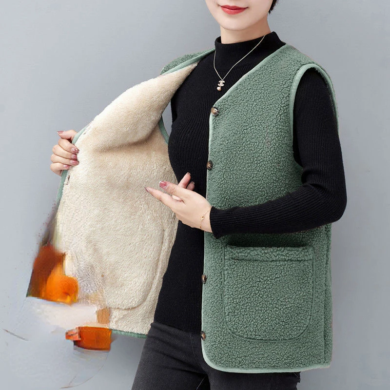 Женский высококачественный жилет из искусственного меха женский меховой зимний