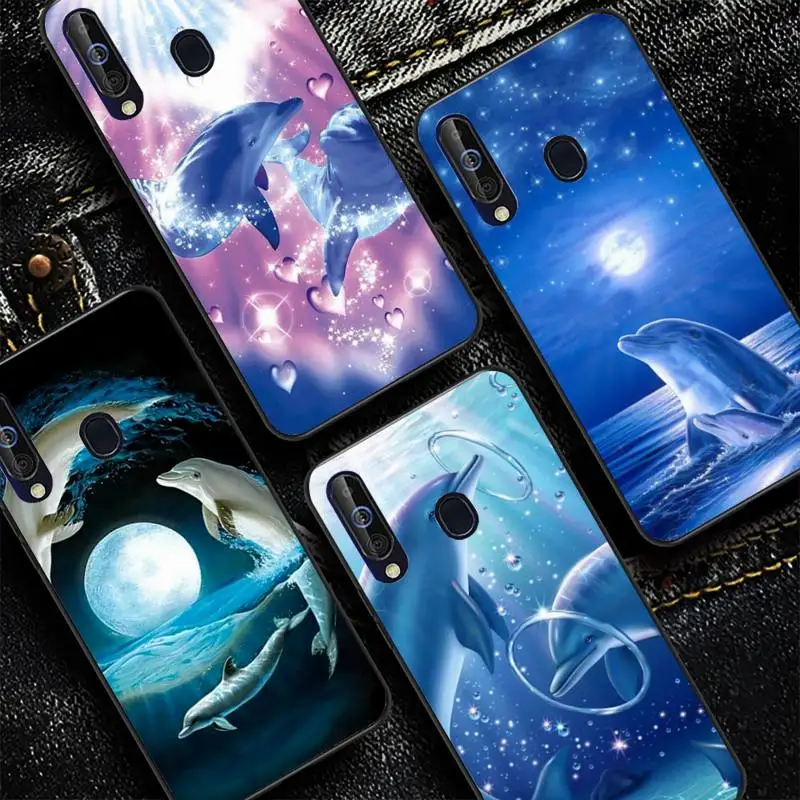 

ocean dolphin Phone Case for Samsung A51 01 50 71 21S 70 31 40 30 10 20 S E 11 91 A7 A8 2018