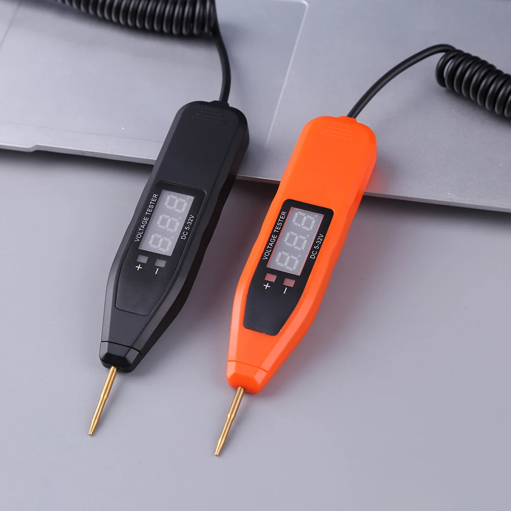 Цифровой тестер напряжения с ЖК-дисплеем 5-32 В