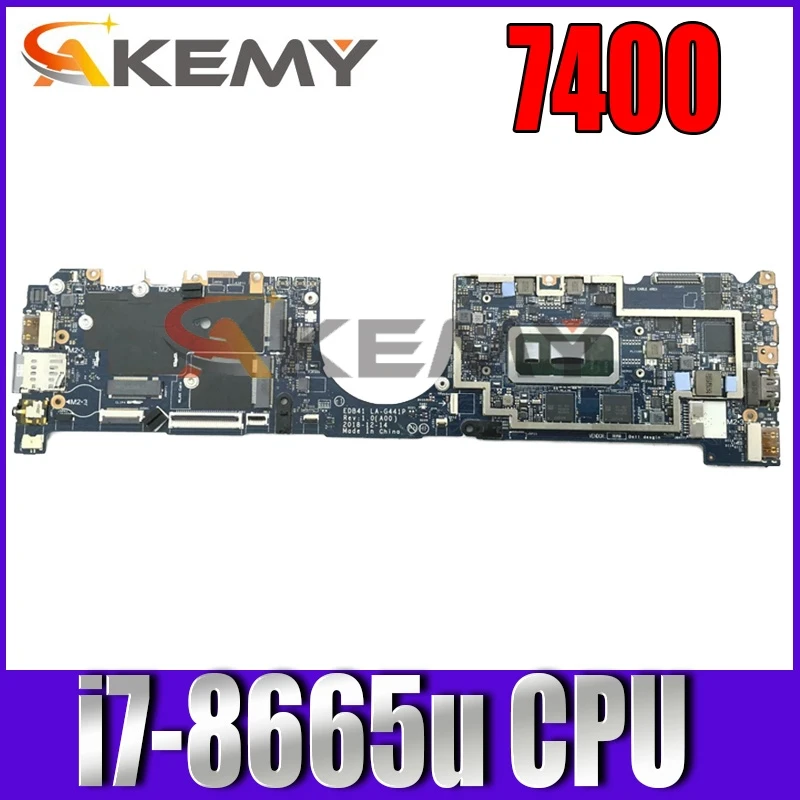 

Материнская плата 100% для dell latitude 7400 0R5P25 CN-0R5P25 EDB41 с SRF9W, Встроенная плата и проверка ОК
