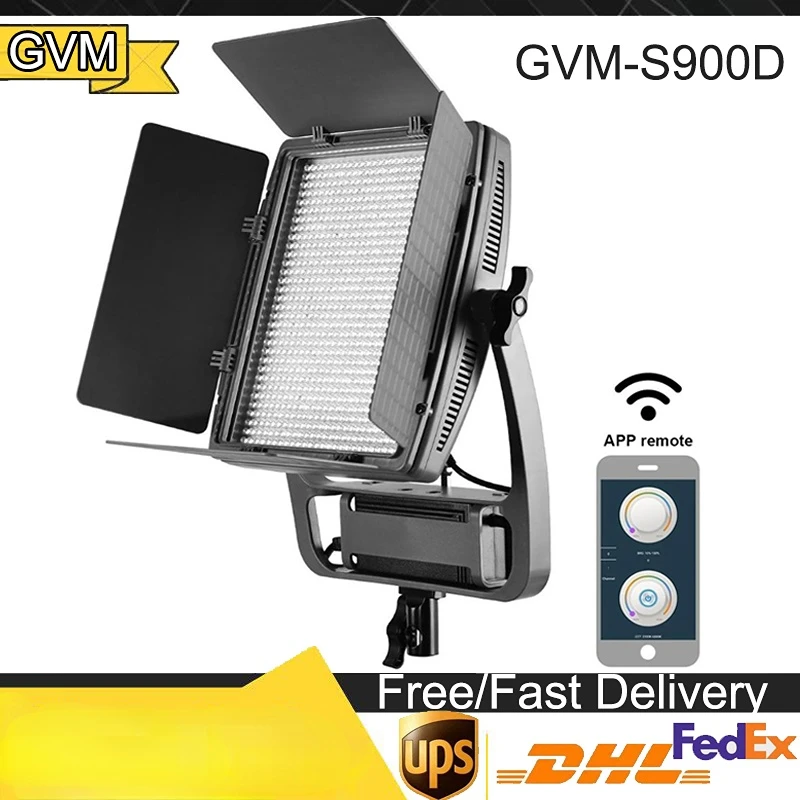 

GVM-S900D LED Panel Light For Photography Lightings Right Ligth Leds Lamps Photographic Lighting Photo Studio Photos Ligthing