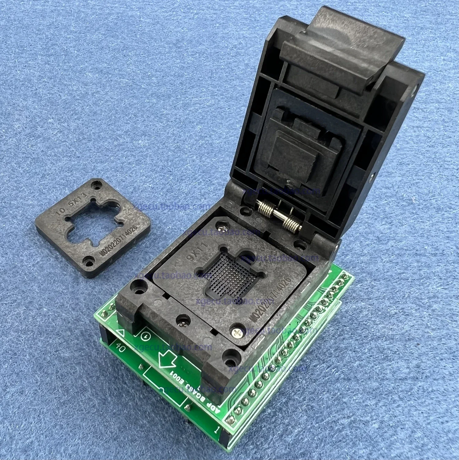 Фото Адаптер BGA63 XGecu T48 для программатора, специальный ADP-BGA63-E001 для NAND флеш-памяти №1
