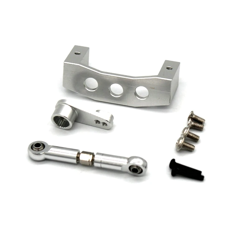 

Metal Servo Arm Servo Mount Servo Link Rod for Wltoys 144001 144002 124016 124017 124018 124019 RC Car Parts