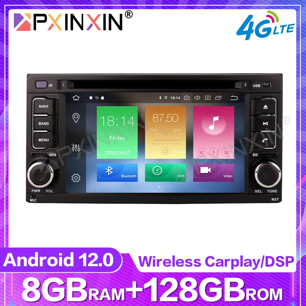 Автомобильный DVD-плеер на Android 12 для Subaru Forester Impreza 2008-2013 2 Din автомагнитола