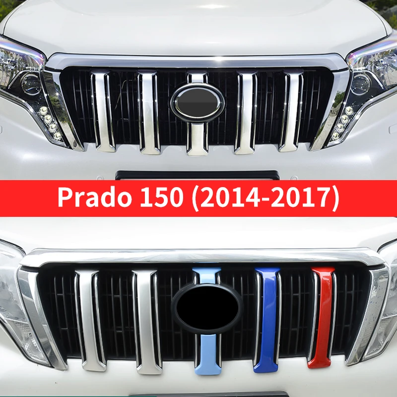 Для Land Cruiser Prado 150 2010-2022 2020 2019 передняя решетка хромированная декоративная полоса