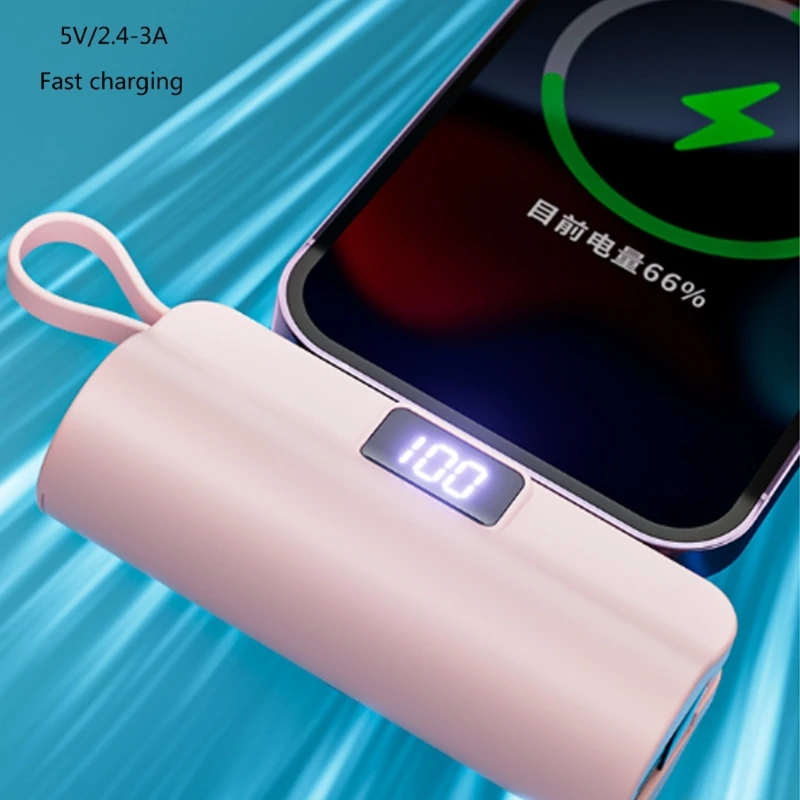 DXAB TypeC Mini Корпус Карманный чехол для зарядного устройства мобильного