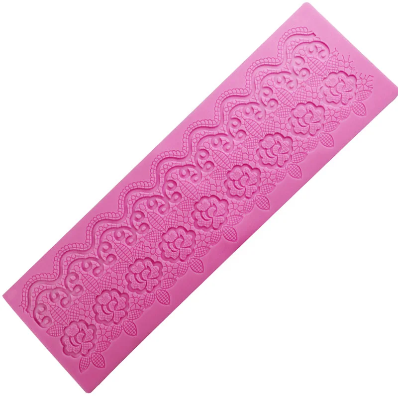 Кружевной цветок искусственный силикон красивый кружевная помадка форма для