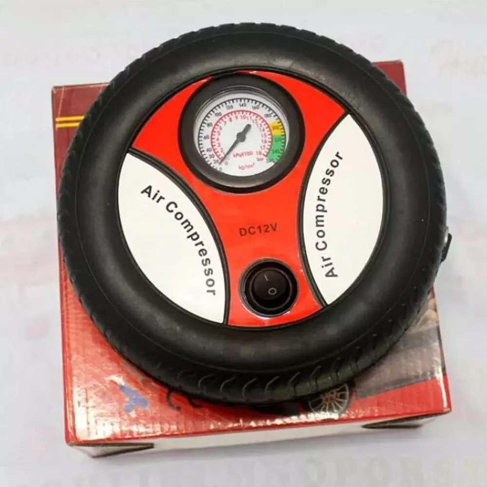 Vehicle Tire High Pressure Air Pump Electric Portable Automobile Air Pump Cigarette Lighter Tire Inflator enlarge