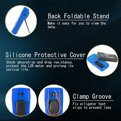 ET430 ET431 ET432 ET433 Многофункциональный портативный цифровой мостовой измеритель LCR Высокоточный измеритель емкости и индуктивности сопротивления