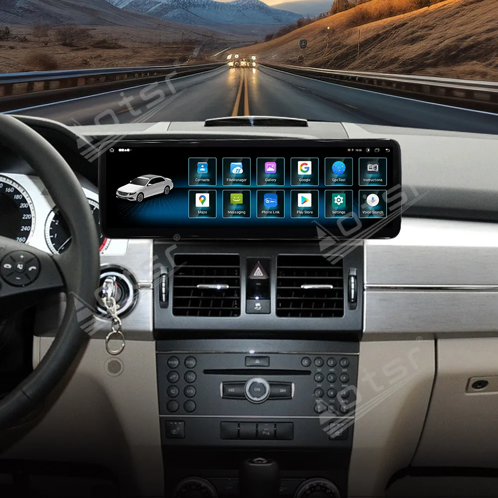 Автомобильный радиоприемник Android 13 мультимедийный плеер для Mercedes Benz GLK 2009-2012