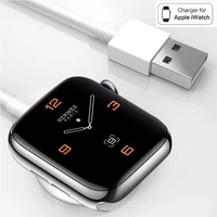portable wireless charger for iwatch 7 6 se 5 4 magnetic charging dock station usb charger cable for apple watch series 3 2 1