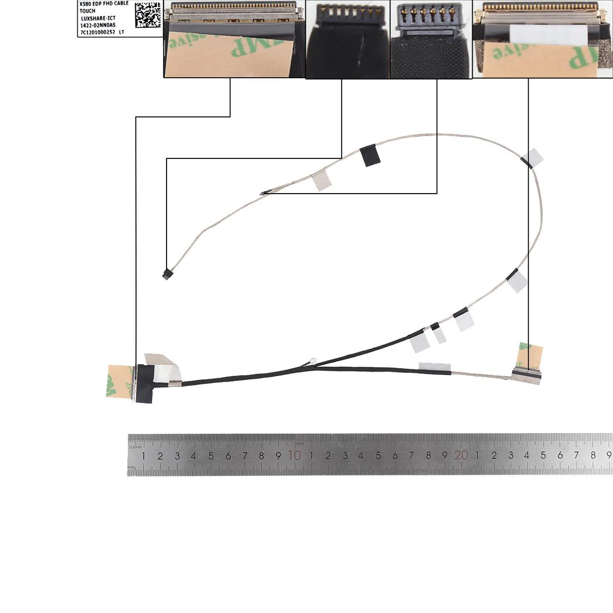 Новый ЖК-кабель для ноутбука Asus X580 X580NV NX580VD X580BP 30pin с touch FDH 1422-02NN0AS