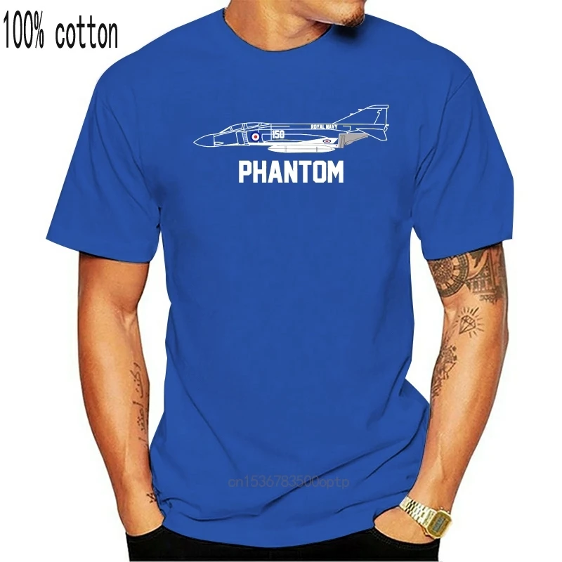 

Man Clothing New Fashion Men Short Sleeve Aeroclassic - Royal Navy Phantom Aircraft Inspired T-Shirt Basic Tops