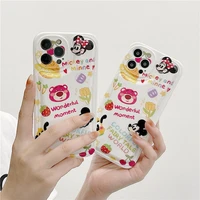 disney mickey mouse minnie mickey winnie the pooh air mattress phone cases for iphone 13 12 11 pro max xr xs max x back cover