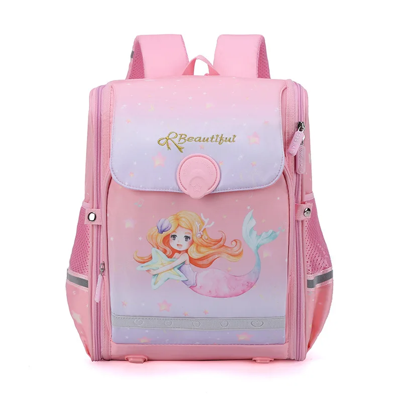 Fashion Children Princess Unicorn Backpacks for Students New Sweet Girls Mermaid Boys Dinosaur Cute Cartoon Bucket School Bags