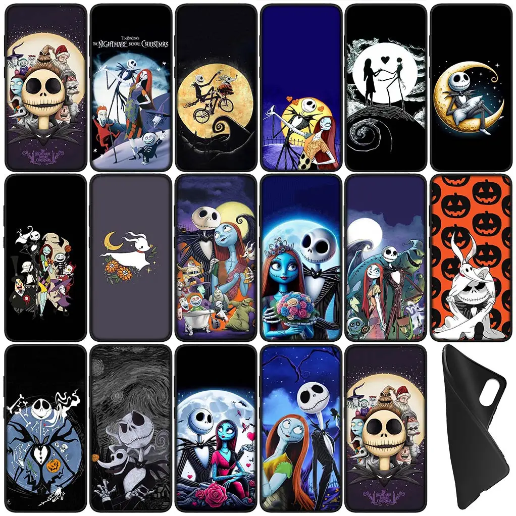 The Nightmare Before Christmas Jack Skellington Cover for Samsung Galaxy Note 20 Ultra 10 8 9 S10 Lite S9 A6 A8 Plus A9 Case