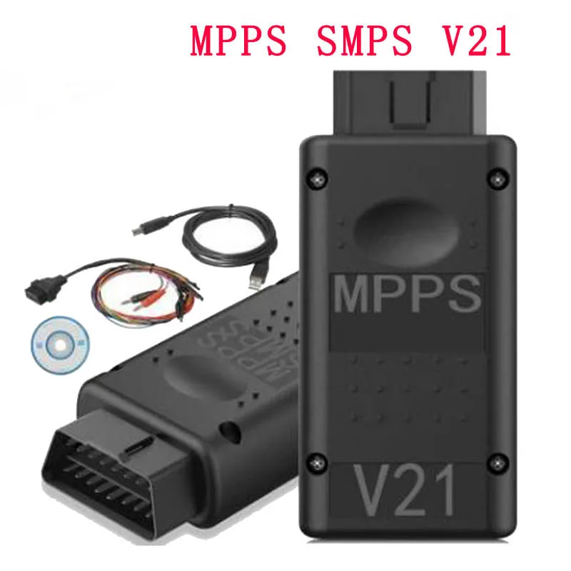 MPPS V21 ECU чип тюнинг интерфейс Авто OBD 2 OBD2 V18 для EDC15 EDC16 EDC17 Многоязычный CAN Тюнинг
