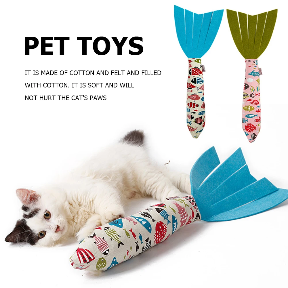 

Soft Realistic Fish Shaped Simulation Funny Moving Toys Pet Chewing Bite Training Reducing Stress Playing Interactive Cat Toys