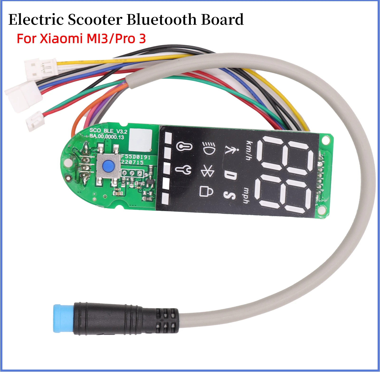 

Updated Dashboard Circuit Board for xiaomi mi scooter 3 Electric Scooter xiaomi 3 Bluetooth Board Replacement scooters parts