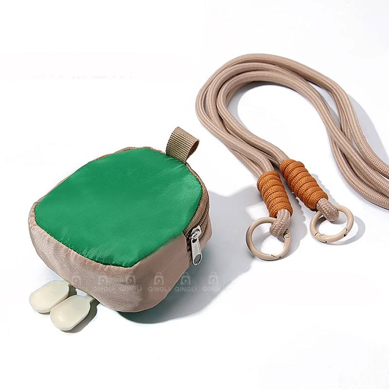 Новый шейный ремешок для монет женский милый маленький лисий подвесная сумка