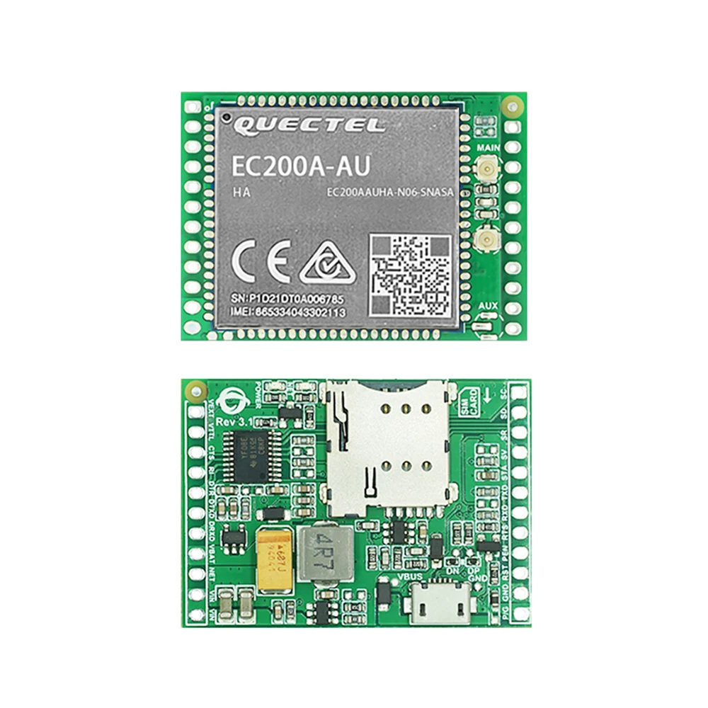 Фото QUECTEL EC200 EC200A-AU EC200A-EU EC200AAUHA EC200AEUHA 4G-модуль для разработки, оптимизированный для IoT/M2M, LTE CAT4 №2