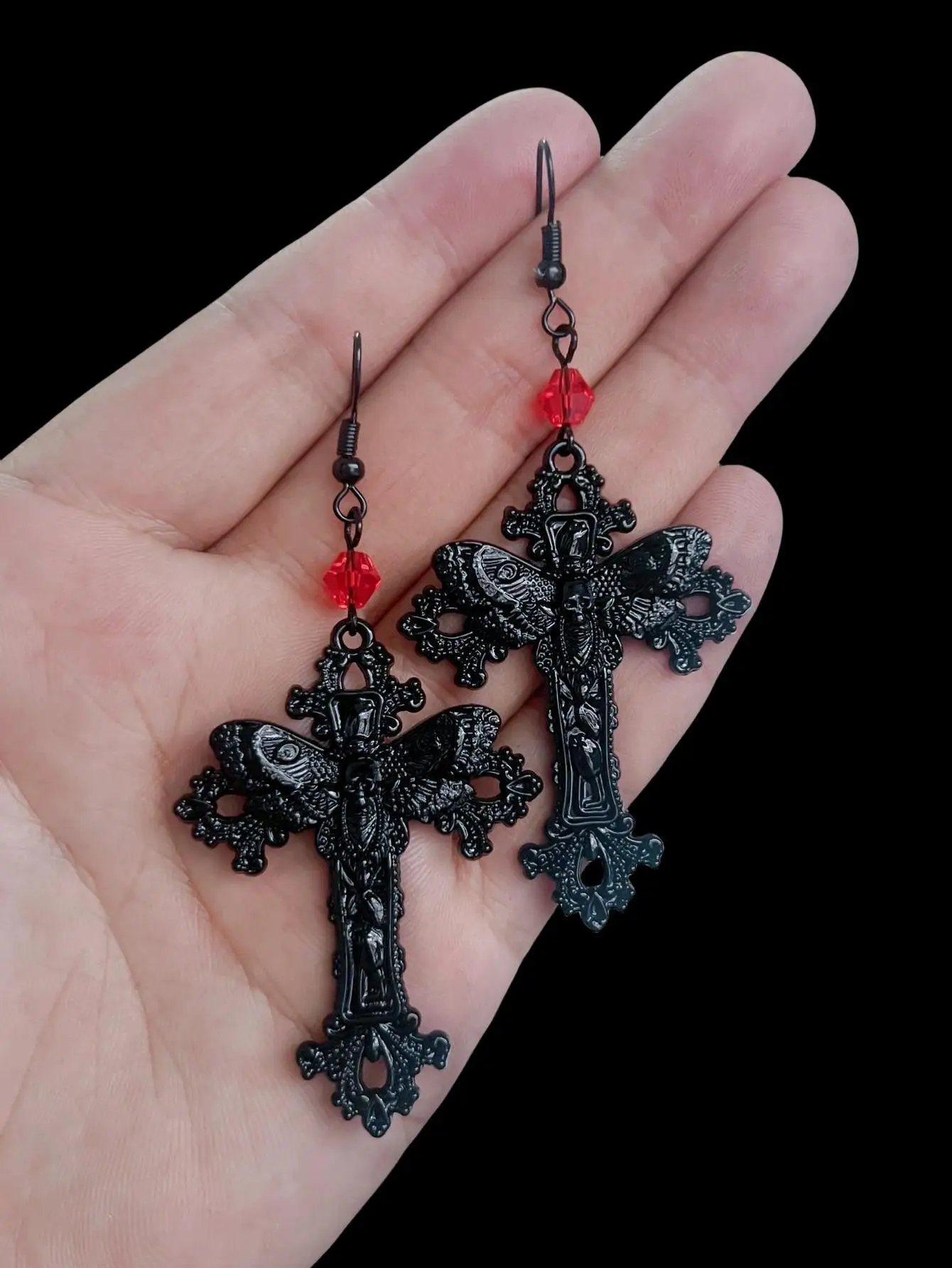 Женские и мужские готические серьги-подвески Goth Винтажные Ювелирные украшения в