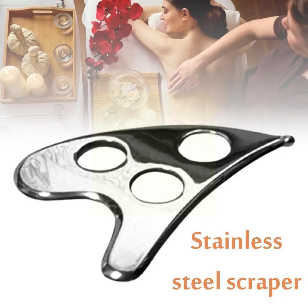 

Steel Scraping Body Board Scrapper Massage Plate Release Plate Care Relief Pain Relaxation Massage C6i5