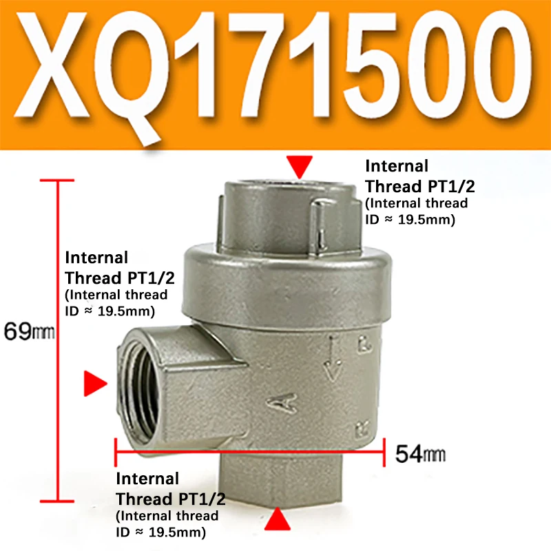 

Выпускной клапан XQ170600/XQ171000/XQ171500/XQ172000/XQ172500, быстровыпускной клапан цилиндра, быстровыпускной клапан