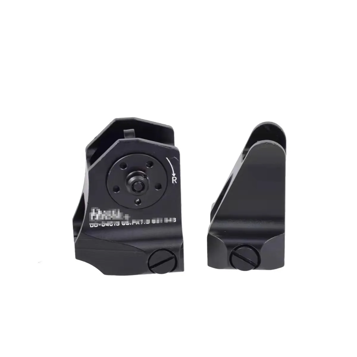 

Outdoors Tactical Metal DD Fixed Front Rear Iron Sight Combo Set Windage Adjustment Knob For Airsoft Rifle AR15 M4 Riflescope Si
