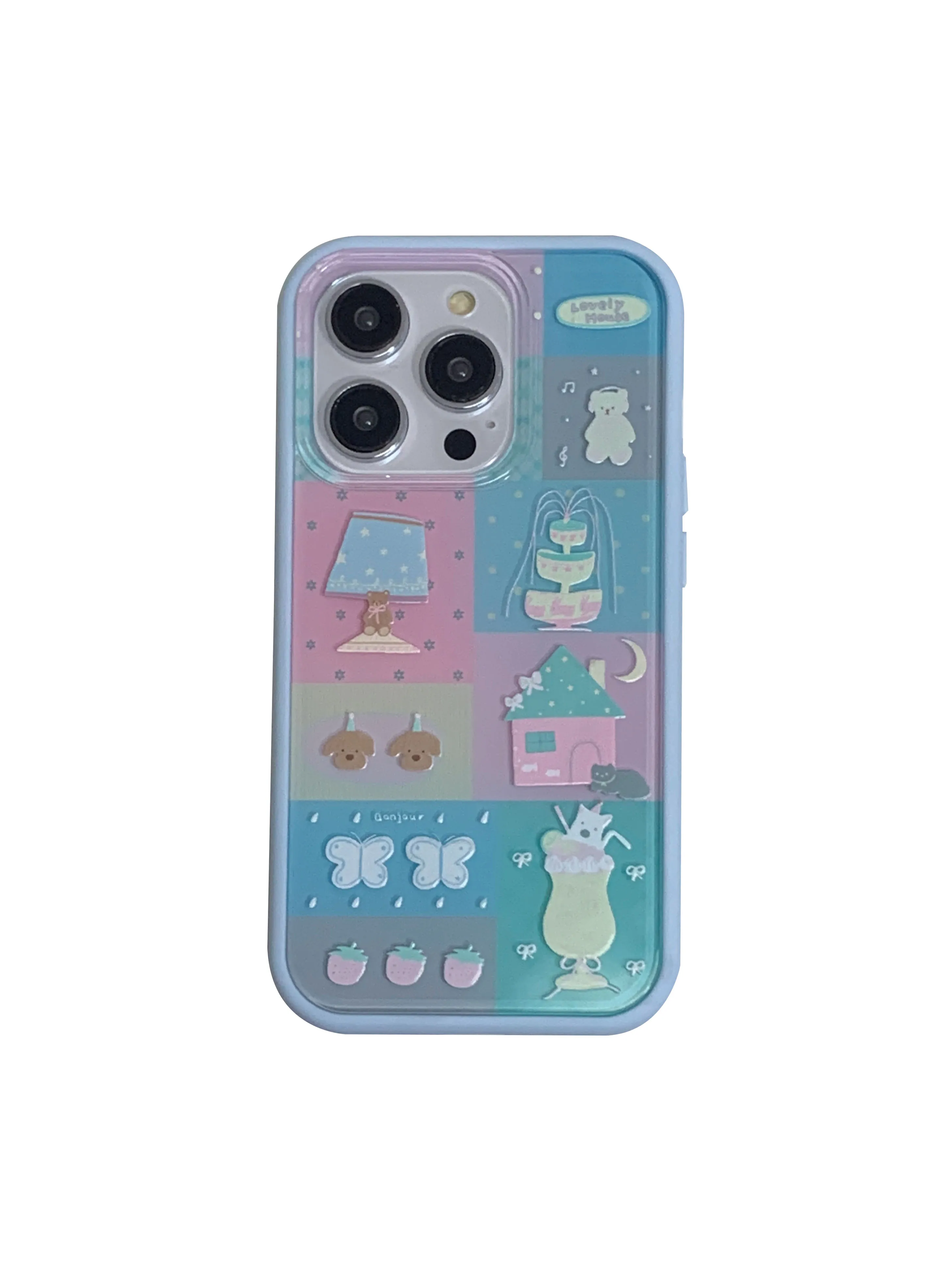 Милые наклейки в Корейском стиле Ins шикарный чехол шашки для iPhone 15 14 13 Pro Max Plus