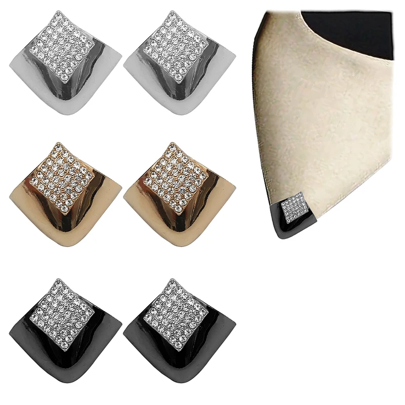 

3 пары, металлические ботинки с острым носком